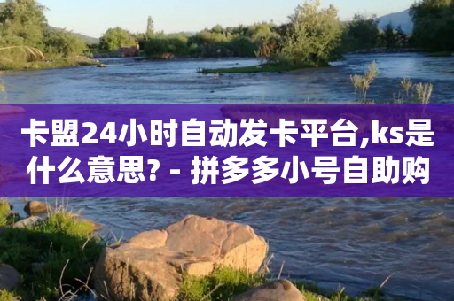 卡盟24小时自动发卡平台,ks是什么意思? - 拼多多小号自助购买平台 - 云小店快手业务