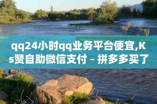 qq24小时qq业务平台便宜,Ks赞自助微信支付 - 拼多多买了200刀全被吞了 - 拼多多免费无限助力神器-第1张图片-靖非智能科技传媒