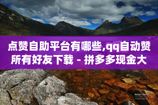 点赞自助平台有哪些,qq自动赞所有好友下载 - 拼多多现金大转盘刷助力网站 - 20个元宝后还需要什么-第1张图片-靖非智能科技传媒