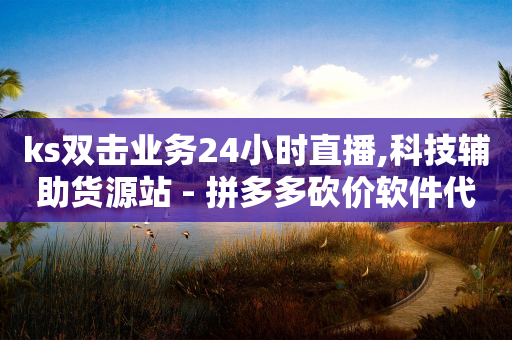 ks双击业务24小时直播,科技辅助货源站 - 拼多多砍价软件代砍平台 - 拼多多互助网址在哪里-第1张图片-靖非智能科技传媒