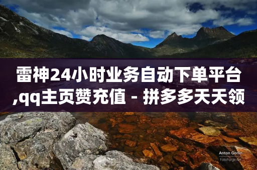 雷神24小时业务自动下单平台,qq主页赞充值 - 拼多多天天领现金助力 - 拼多多手机网页版入口