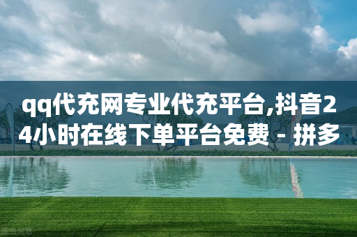 qq代充网专业代充平台,抖音24小时在线下单平台免费 - 拼多多卡盟自助下单服务 - 海外版拼夕夕开店流程-第1张图片-靖非智能科技传媒