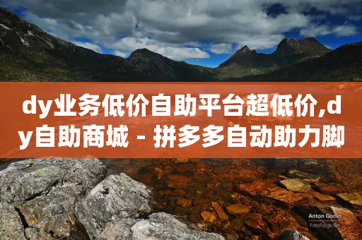 dy业务低价自助平台超低价,dy自助商城 - 拼多多自动助力脚本 - 拼多多有一键抢单功能吗-第1张图片-靖非智能科技传媒