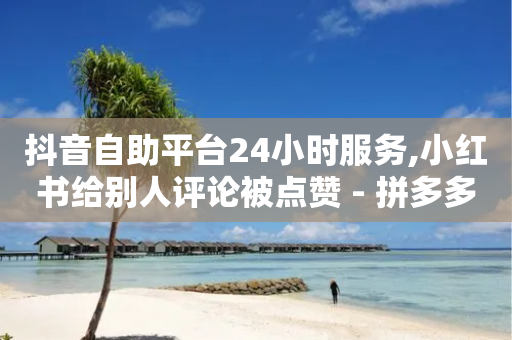 抖音自助平台24小时服务,小红书给别人评论被点赞 - 拼多多砍刀软件代砍平台 - 助力平台