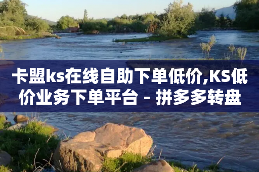 卡盟ks在线自助下单低价,KS低价业务下单平台 - 拼多多转盘助力 - 拼多多十万加销量需要发货么