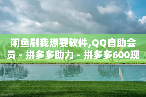 闲鱼刷我想要软件,QQ自助会员 - 拼多多助力 - 拼多多600现金大转盘能提现吗