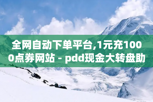 全网自动下单平台,1元充1000点券网站 - pdd现金大转盘助力网站 - 扫别人拼多多二维码有风险吗