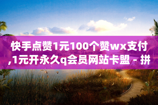 快手点赞1元100个赞wx支付,1元开永久q会员网站卡盟 - 拼多多自动助力脚本 - 拼多多互点群