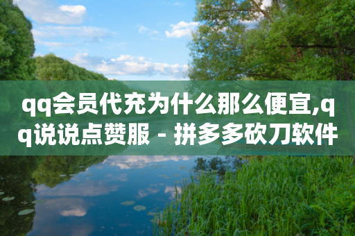 qq会员代充为什么那么便宜,qq说说点赞服 - 拼多多砍刀软件代砍平台 - 拼多多助力现金多长时间过期