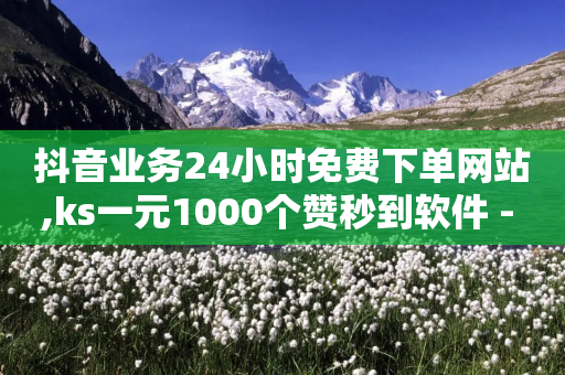 抖音业务24小时免费下单网站,ks一元1000个赞秒到软件 - 拼多多自助下单全网最便宜 - 拼多多积分完事是元宝-第1张图片-靖非智能科技传媒