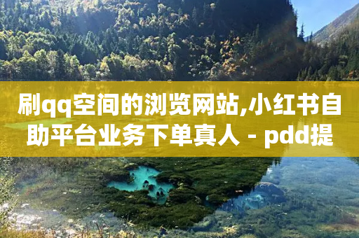 刷qq空间的浏览网站,小红书自助平台业务下单真人 - pdd提现700套路最后一步 - 多多积分砍完以后还有没有-第1张图片-靖非智能科技传媒