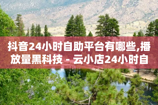 抖音24小时自助平台有哪些,播放量黑科技 - 云小店24小时自助下单 - 拼多多免拉人提现是真的吗