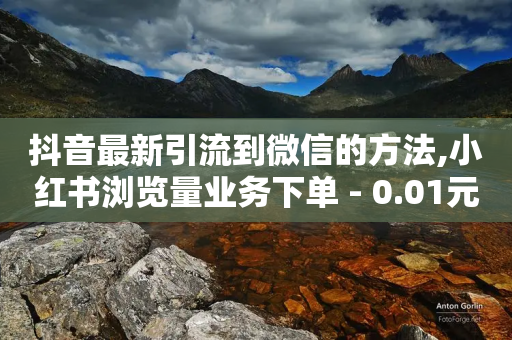 抖音最新引流到微信的方法,小红书浏览量业务下单 - 0.01元宝后还有什么套路 - 拼多多砍价便宜网站