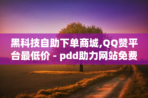 黑科技自助下单商城,QQ赞平台最低价 - pdd助力网站免费 - 一招让拼多多变成新用户