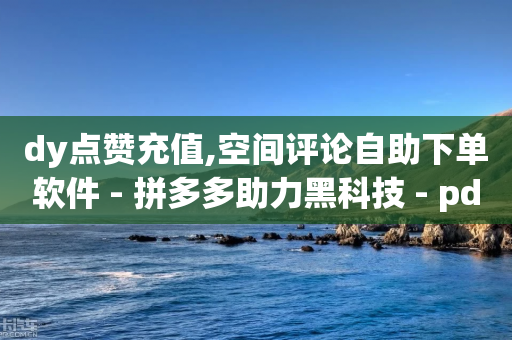 dy点赞充值,空间评论自助下单软件 - 拼多多助力黑科技 - pdd网页商家版