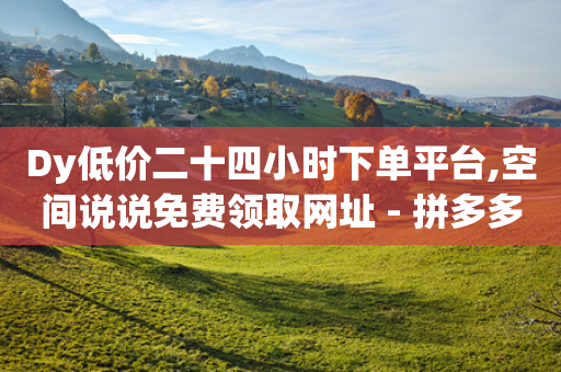 Dy低价二十四小时下单平台,空间说说免费领取网址 - 拼多多怎么助力成功 - pdd帮助力