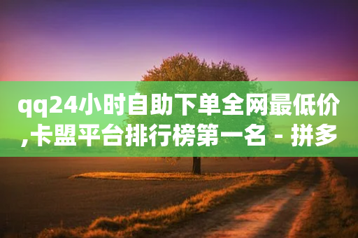 qq24小时自助下单全网最低价,卡盟平台排行榜第一名 - 拼多多砍价免费拿商品 - 拼多多店铺怎么推广商品