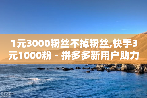 1元3000粉丝不掉粉丝,快手3元1000粉 - 拼多多新用户助力网站 - 快乐版下载