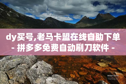 dy买号,老马卡盟在线自助下单 - 拼多多免费自动刷刀软件 - 拼多多拍低价单脚本