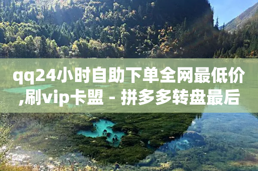 qq24小时自助下单全网最低价,刷vip卡盟 - 拼多多转盘最后0.01解决办法 - 多多买菜优惠券在哪里找