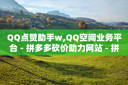 QQ点赞助手w,QQ空间业务平台 - 拼多多砍价助力网站 - 拼多多不花钱买东西教程