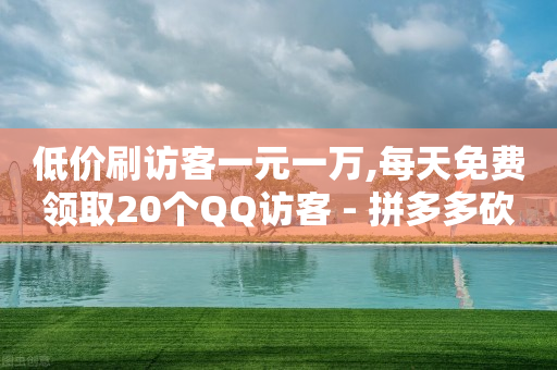 低价刷访客一元一万,每天免费领取20个QQ访客 - 拼多多砍价助力助手 - 拼多多一直出现锦鲤怎么办