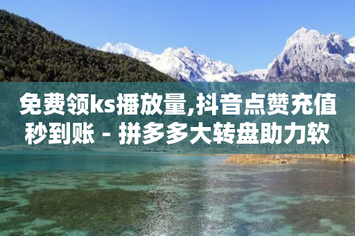 免费领ks播放量,抖音点赞充值秒到账 - 拼多多大转盘助力软件 - 拼多多领现金一共有多少流程