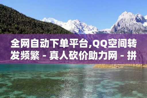 全网自动下单平台,QQ空间转发频繁 - 真人砍价助力网 - 拼多多转盘助力怎么转链接