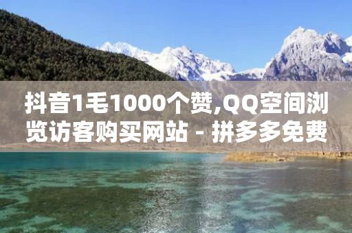 抖音1毛1000个赞,QQ空间浏览访客购买网站 - 拼多多免费助力网站 - 找人助力的平台-第1张图片-靖非智能科技传媒