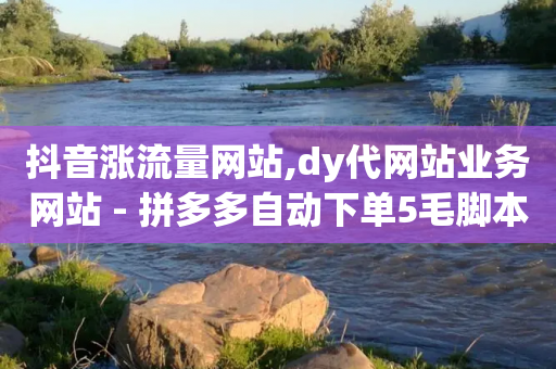 抖音涨流量网站,dy代网站业务网站 - 拼多多自动下单5毛脚本下载 - 宝尊助力是怎样骗老年人的-第1张图片-靖非智能科技传媒