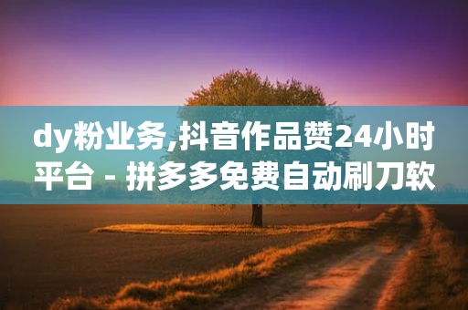 dy粉业务,抖音作品赞24小时平台 - 拼多多免费自动刷刀软件 - 拼多多2018旧版本下载