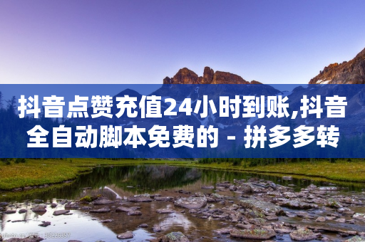 抖音点赞充值24小时到账,抖音全自动脚本免费的 - 拼多多转盘助力 - 拼多多50元提现还差1个钻石-第1张图片-靖非智能科技传媒