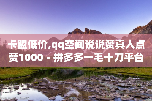 卡盟低价,qq空间说说赞真人点赞1000 - 拼多多一毛十刀平台 - 拼多多店铺转让交易平台-第1张图片-靖非智能科技传媒