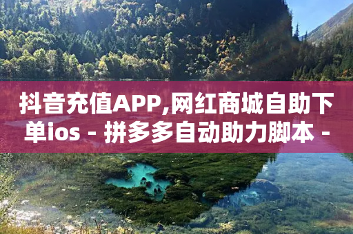 抖音充值APP,网红商城自助下单ios - 拼多多自动助力脚本 - 拼多多助力用机器刷可靠吗-第1张图片-靖非智能科技传媒