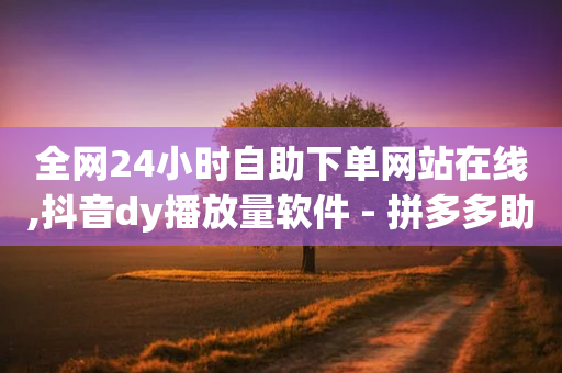 全网24小时自助下单网站在线,抖音dy播放量软件 - 拼多多助力平台 - db助手拼多多运费险-第1张图片-靖非智能科技传媒