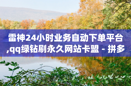 雷神24小时业务自动下单平台,qq绿钻刷永久网站卡盟 - 拼多多助力低价1毛钱10个 - 拼多多真人助力平台