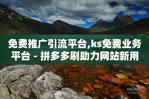 免费推广引流平台,ks免费业务平台 - 拼多多刷助力网站新用户真人 - 多多大转盘幸运值