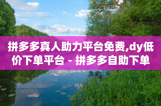 拼多多真人助力平台免费,dy低价下单平台 - 拼多多自助下单24小时平台 - 拼多多2积分需要多少人助力