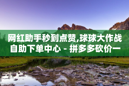 网红助手秒到点赞,球球大作战自助下单中心 - 拼多多砍价一元10刀 - 拼多多帮别人助力在哪里找到-第1张图片-靖非智能科技传媒