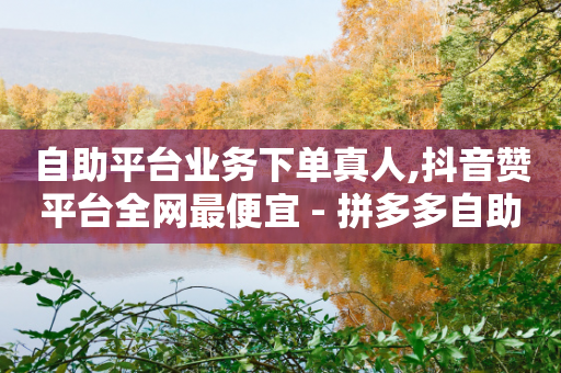 自助平台业务下单真人,抖音赞平台全网最便宜 - 拼多多自助业务网 - 拼多多500元最后一分技巧