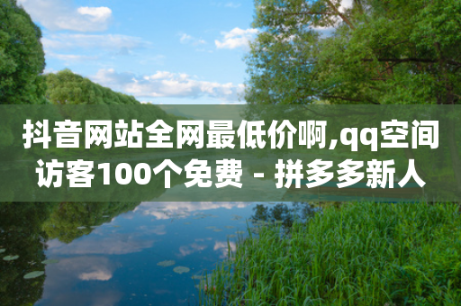 抖音网站全网最低价啊,qq空间访客100个免费 - 拼多多新人助力网站 - 拼多多助力挣的钱在哪里查看