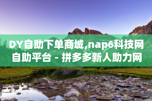 DY自助下单商城,nap6科技网自助平台 - 拼多多新人助力网站 - 吾爱助力网-第1张图片-靖非智能科技传媒