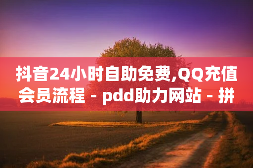 抖音24小时自助免费,QQ充值会员流程 - pdd助力网站 - 拼多多带点助力