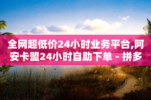 全网超低价24小时业务平台,阿安卡盟24小时自助下单 - 拼多多的软件 - 拼多多批量下单软件