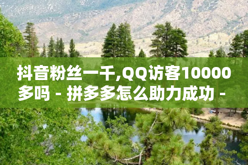 抖音粉丝一千,QQ访客10000多吗 - 拼多多怎么助力成功 - 拼多多怎么把关注按钮上架