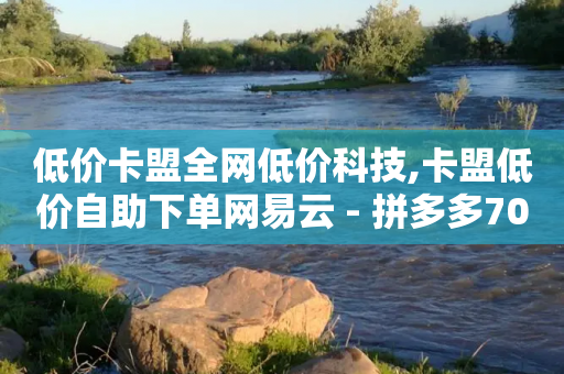 低价卡盟全网低价科技,卡盟低价自助下单网易云 - 拼多多700元是诈骗吗 - 淘宝订单生成器2024最新版-第1张图片-靖非智能科技传媒