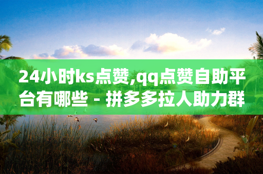 24小时ks点赞,qq点赞自助平台有哪些 - 拼多多拉人助力群 - 拼多多砍600怎么换砍六十的-第1张图片-靖非智能科技传媒