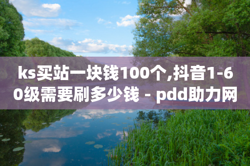 ks买站一块钱100个,抖音1-60级需要刷多少钱 - pdd助力网站 - 超低价卡密网