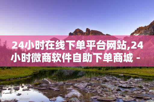 24小时在线下单平台网站,24小时微商软件自助下单商城 - 拼多多砍价下单平台 - 拼多多的活动叫咸鱼什么-第1张图片-靖非智能科技传媒