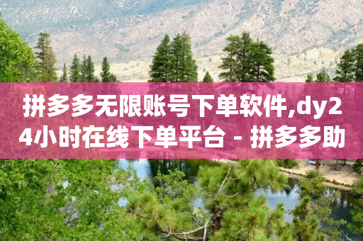 拼多多无限账号下单软件,dy24小时在线下单平台 - 拼多多助力网站在线刷便宜 - 拼多多40元助力有几个阶段